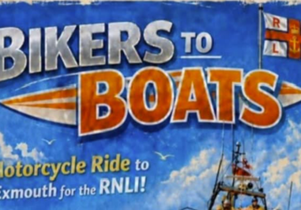 Text bikers to boats with RNLI flag
