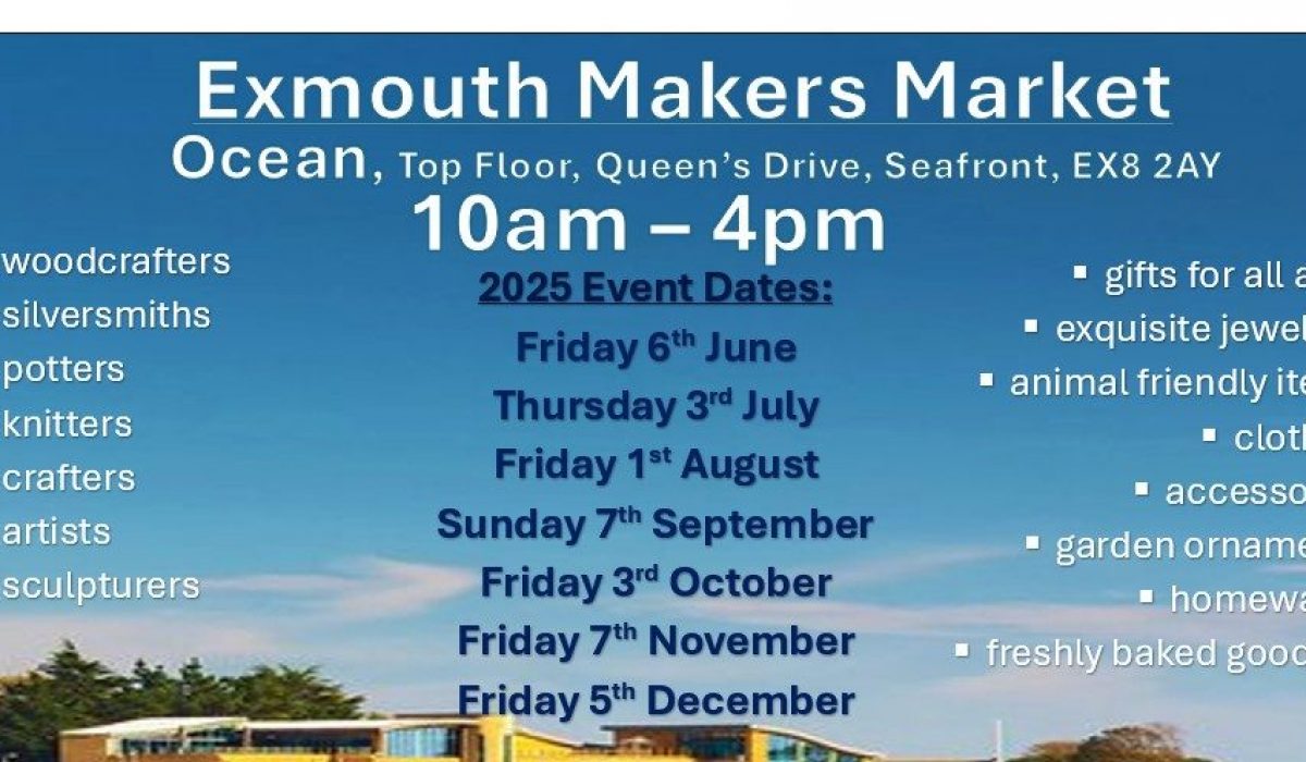 Exmouth Makers Market Poster - Landscape