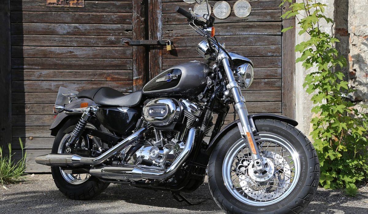 parked motorcycle