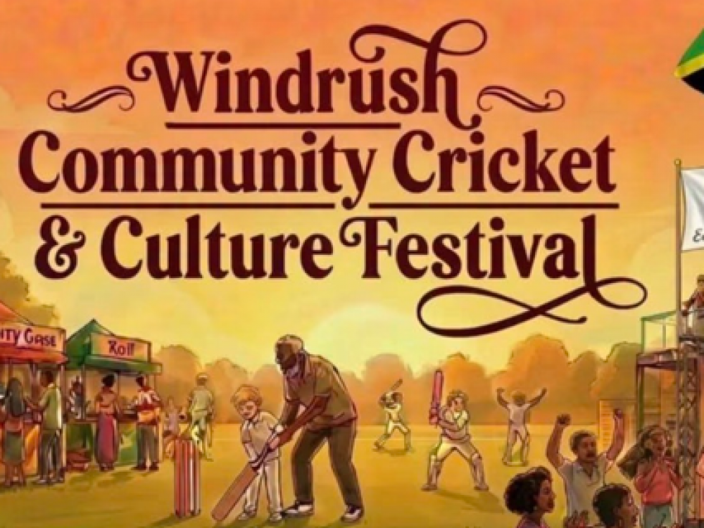 Pen & Ink illustration of a cricket festival