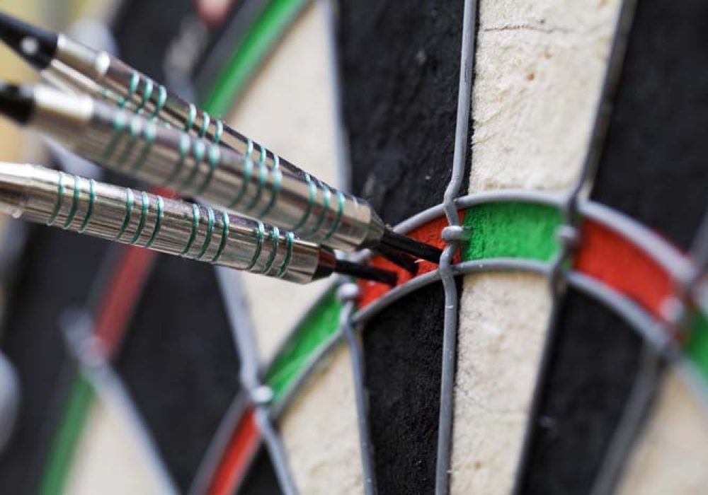 Three darts in the Triple 20 - 180 points!