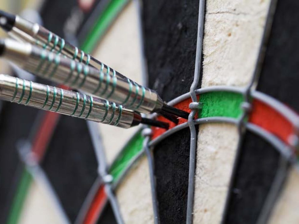 Three darts in the Triple 20 - 180 points!