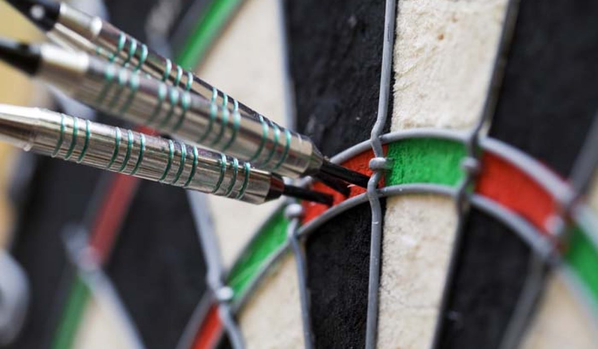 Three darts in the Triple 20 - 180 points!